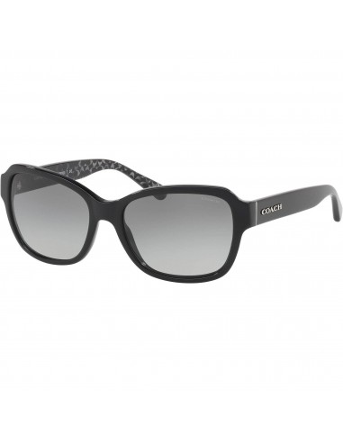 Coach Women's Sunglasses - Full Rim Black Square Plastic Frame | 0HC8232F 55101156 Venez acheter