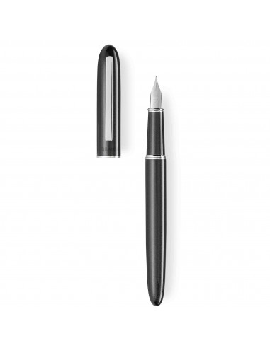 Tibaldi by Montegrappa Fountain Pen - D26 Shiny Black Brass la colonne vertébrale