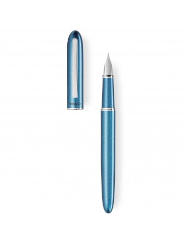 Tibaldi by Montegrappa Fountain Pen - D26 Shiny Blue Brass JUSQU'A -70%! 