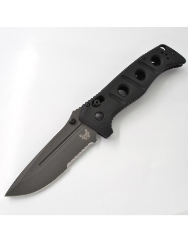 Benchmade Folding Knife - Adamas Drop-Point Steel Blade Black G10 Handle | 275SGY-1 français