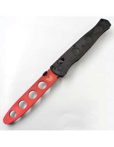 Benchmade Folding Trainer - SOCP Red Blunt Steel Blade Black CF-Elite Handle | 391T soldes