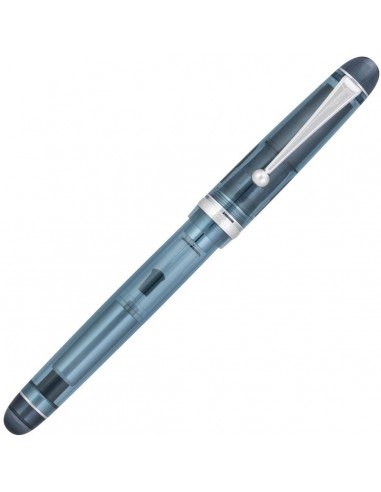 Pilot Fountain Pen - Custom 74 Blue Stone Transparent Tinted Barrel  Nib Faites des économies