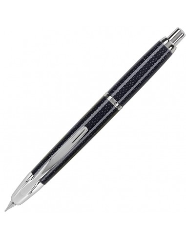 Pilot Fountain Pen - Vanishing Point Blue Carbonesque Retractable s'inspire de l'anatomie humaine