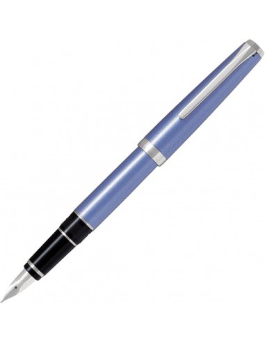 Pilot Fountain Pen - Metal Falcon Screw On Cap Sapphire Barrel pour bénéficier 