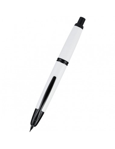 Pilot Vanishing Point Fountain Pen - Namiki Black Trim White Metal Push Button sélection de produits