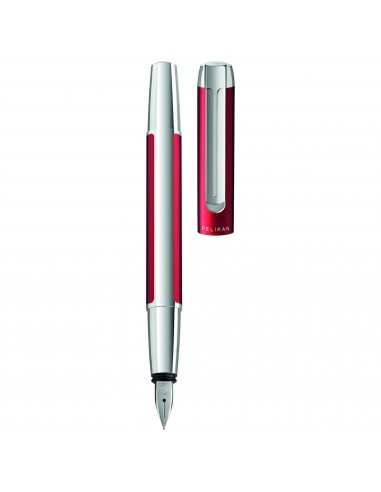 Pelikan Fountain Pen - Pura P40 Bordeaux Aluminum Voir les baskets