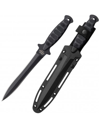 Cold Steel Dagger Knife - Drop Forged Wasp Double-Edged Blade Black Handle | CS36MCD Venez découvrir notre 