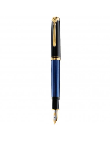 Pelikan Fountain Pen - Souveran M400 Black-Blue Acetate Barrel Les magasins à Paris