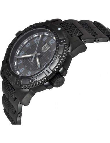 Luminox Men's Watch - Modern Mariner Quartz Black Dial Steel Bracelet | XS.6252.BO français