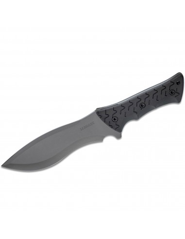 Schrade Knife -Little Ricky TPE Handle Fixed stainless Steel Grey Blade | SCHF28 Paris Déstockage Promo