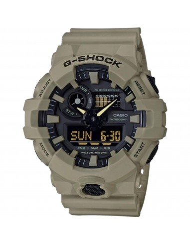 Casio Men's Dive Watch - G-Shock Black Ana-Digi Dial Strap Shock Resistant | GA700UC-5A ou a consommer sur place