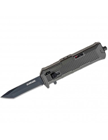 Schrade Knife -Viper OTF Aluminum Handle Black Plain Tanto Steel Blade | SCHOTF8TB Toutes les collections ici