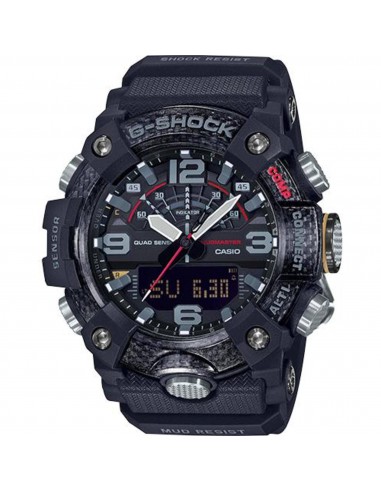 Casio Men's Watch - G-Shock Mudmaster Black Resin Strap Analog-Digital | GGB100-1A en linge