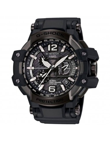 Casio Men's Watch - G-Shock Gravitymaster Black Ana-Digi Dial GPS | GPW1000T-1ACR à prix réduit toute l'année