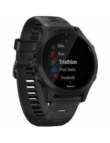 Garmin Unisex Smartwatch - Forerunner 945 Black Dial Silicone Strap | 010-02063-00 brillant des détails fins