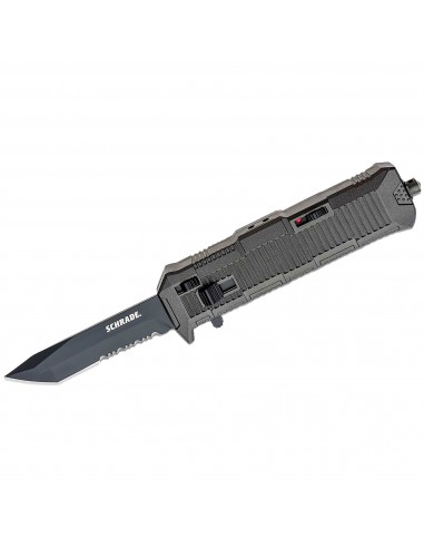 Schrade Knife -Viper OTF Aluminum Handle Black Tanto Combo Steel Blade | SCHOTF8TBS prix pour 