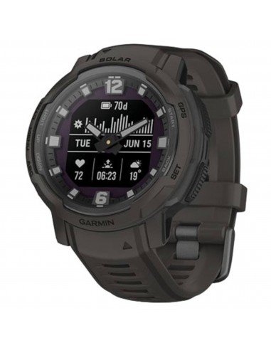 Garmin Unisex Smartwatch - Instinct Crossover Solar Tactical Edition | 010-02730-10 s'inspire de l'anatomie humaine