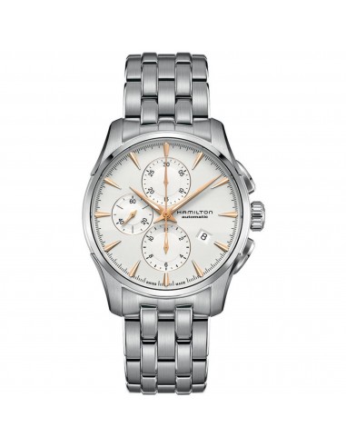 Hamilton Men's Automatic Watch - Jazzmaster Chrono White Dial Bracelet | H32586111 Faites des économies