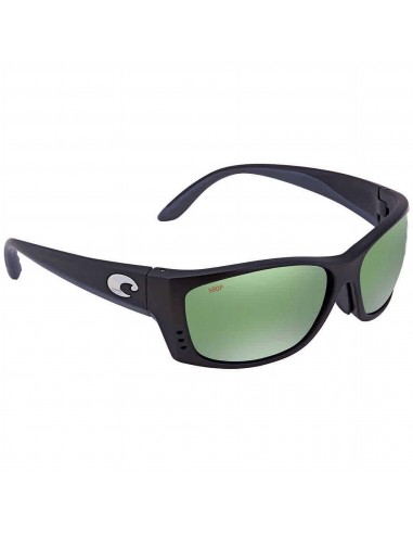 Costa Del Mar Men's Sunglasses - Fisch Green Mirrored Lens Wraparound | FS11GF OGMP Livraison rapide