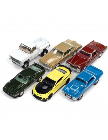 Autoworld Model Car - 1/64 Scale Auto World Premium 2022 Release 1, Set B of 6 pc Vous souhaitez 