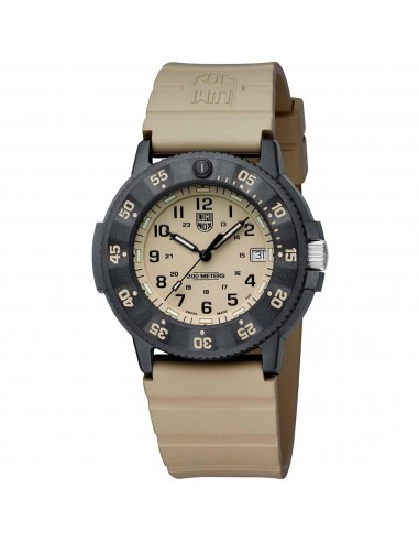 Luminox Men's Watch - Navy SEAL Quartz Beige Dial Silicone Strap | XS.3010.EVO.S france