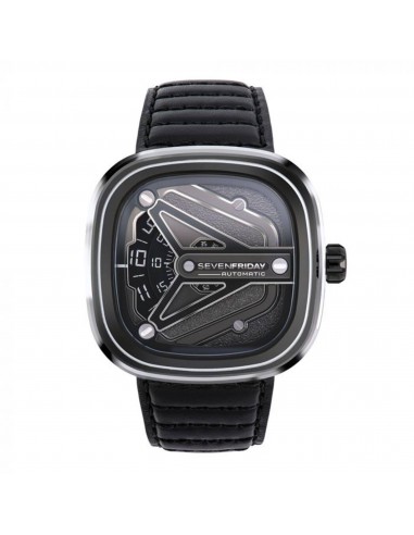 SevenFriday Men's Watch - M-Series Automatic Silver Tone Case Black Strap | M3-08 sélection de produits