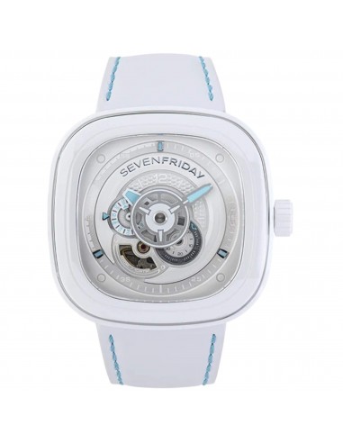 SevenFriday Men's Watch - P-Series Curacao White Day-Night Dial Automatic | P1C-05 Jusqu'à 80% De Réduction