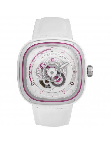 SevenFriday Men's Watch - P-Series Beach Club White and Pink Dial Strap | P3C-12 suggérées chez