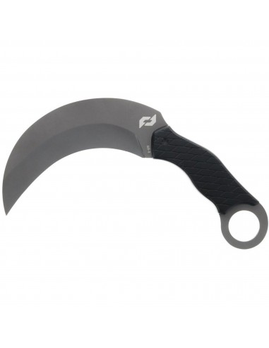 Schrade Fixed Knife - Boneyard Karambit Steel Blade Black Rubberized Handle | 1182504 la chaussure