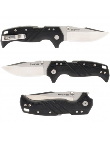 Cold Steel Folding Knife - Engage Atlas Lock Black Handle, 8.1875 Inch | FL-35DPLC paiement sécurisé