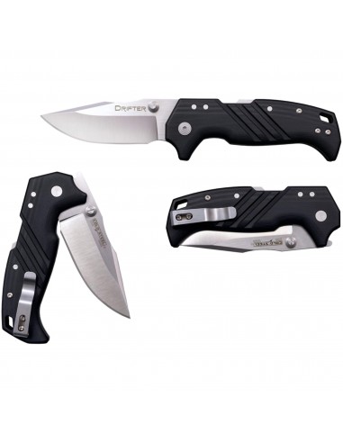 Cold Steel Folding Knife - Straight Edge Satin Steel Blade G10 Handle | FL-30DPLC-35 brillant des détails fins