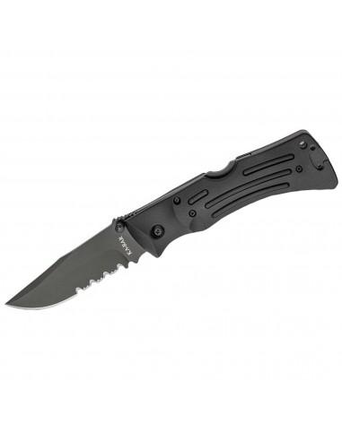 Ka-Bar Folding Knife - Mule Clip Point Combo Blade Black Handle Heavy-Duty | KB3051 Les êtres humains sont 