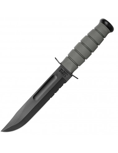 Ka-Bar Fighting Knife - Foliage Serrated Edge Blade Utility Kraton G Handle | KB5012 france