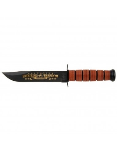 KA-BAR Knife - US Army Operation Enduring Freedom Commemorative Fixed Blade | 9168 À commander