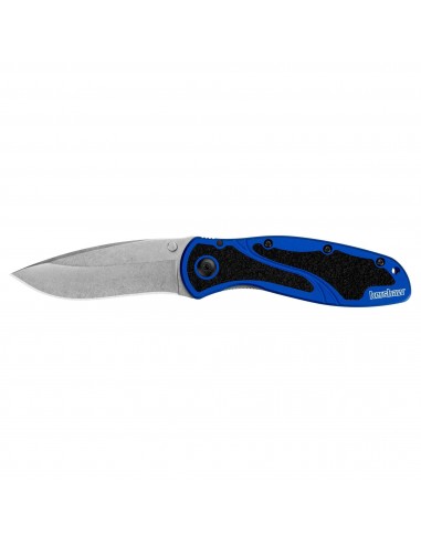 Kershaw Pocket Knife - Blur Stainless Steel Blade Navy Blue Handle Work | KW1670NBSW est présent 