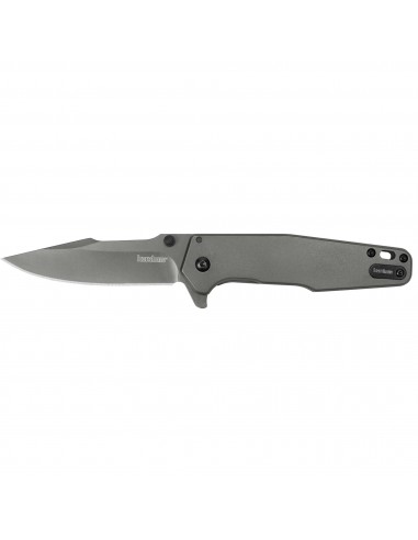 Kershaw Pocket Knife - Ferrite Clip Point Plain Edge Blade Gray Handle | KW1557TI Fin de série