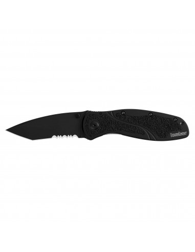 Kershaw Pocket Knife - Blur Serrated Tanto Steel Blade Inset Liner Lock | KW1670TBLKST en stock