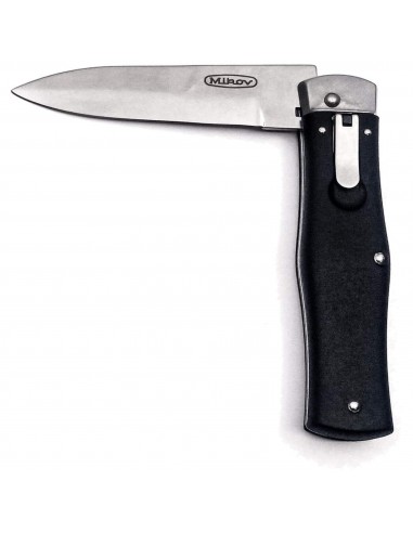 Mikov Folding Knife - Predator Stonewash Finish Blade Black Handle | 241-BH-1/STKP en ligne