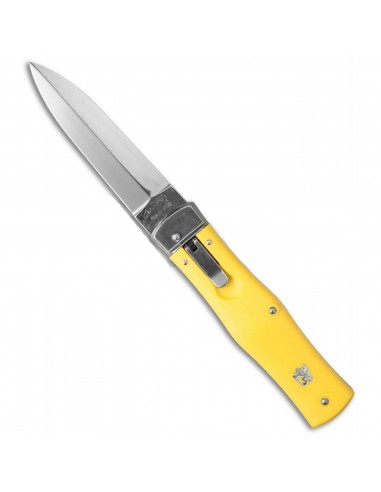 Mikov Knife - Predator Spring Dagger Blade with Yellow Handle | MV241-CLIP-YELLOW prix