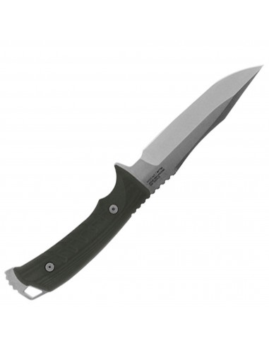 SOG Knife - Pillar Black Canvas Micarta Handle S35VN Stainless Steel Blade | UF1001-BX est présent 