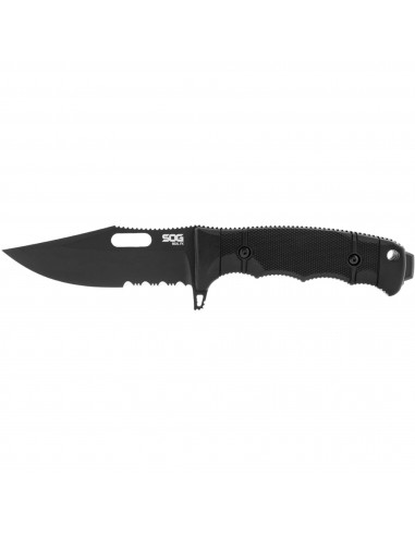 SOG Fixed Knife - Seal Fx Partially Serrated Blade Edge Black Handle | 17-21-01-57 vous aussi creer 